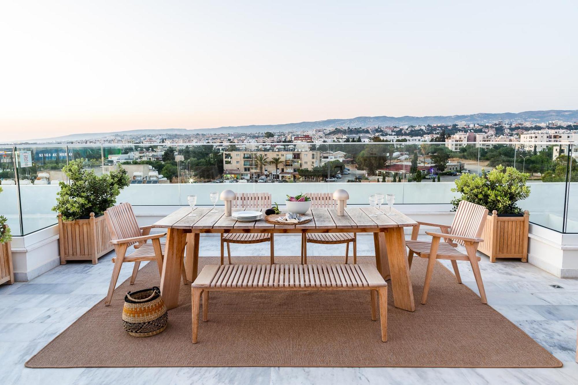 Sofia Luxury - Premium With Pool & Bbq, Rooftop Terrace, 5 Min To Sea * Paphos